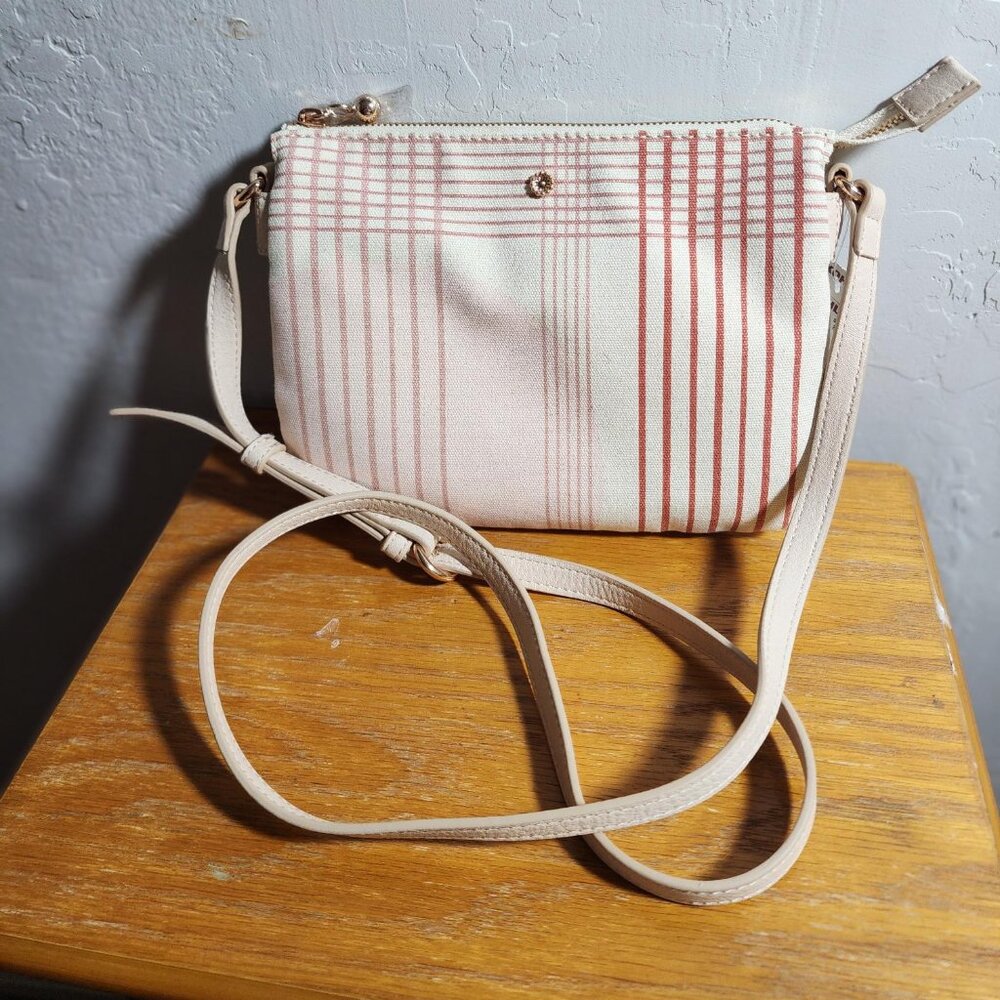 ***NWT*** Lauren Conrad LC Contemporary Striped Crossbody Purse